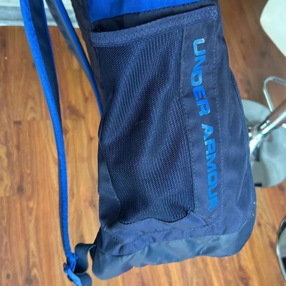 Under Armour Steph Curry large blue navy backpack knapsack